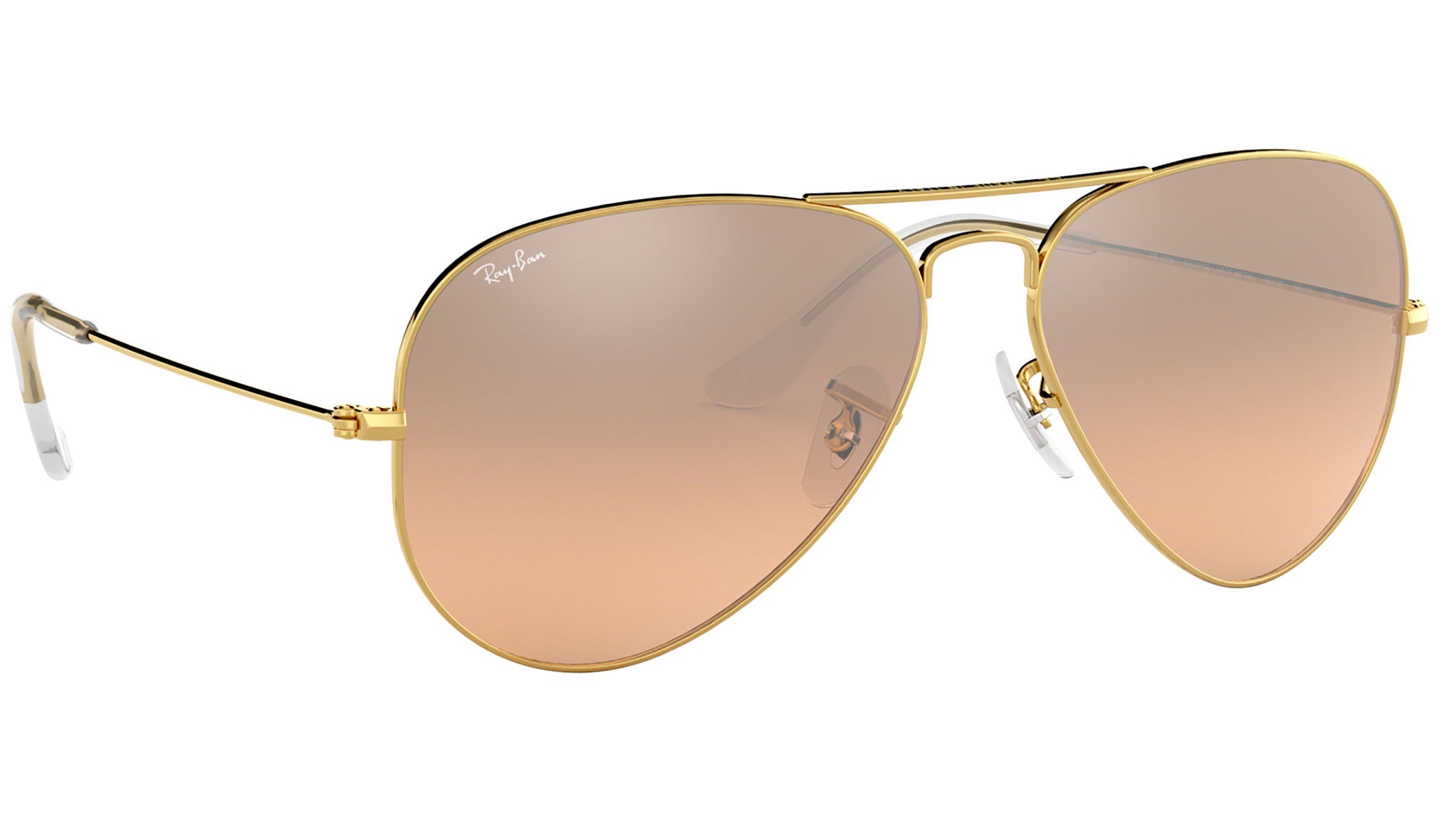 Aviator Gradient RB3025 001/3E Gold Silver