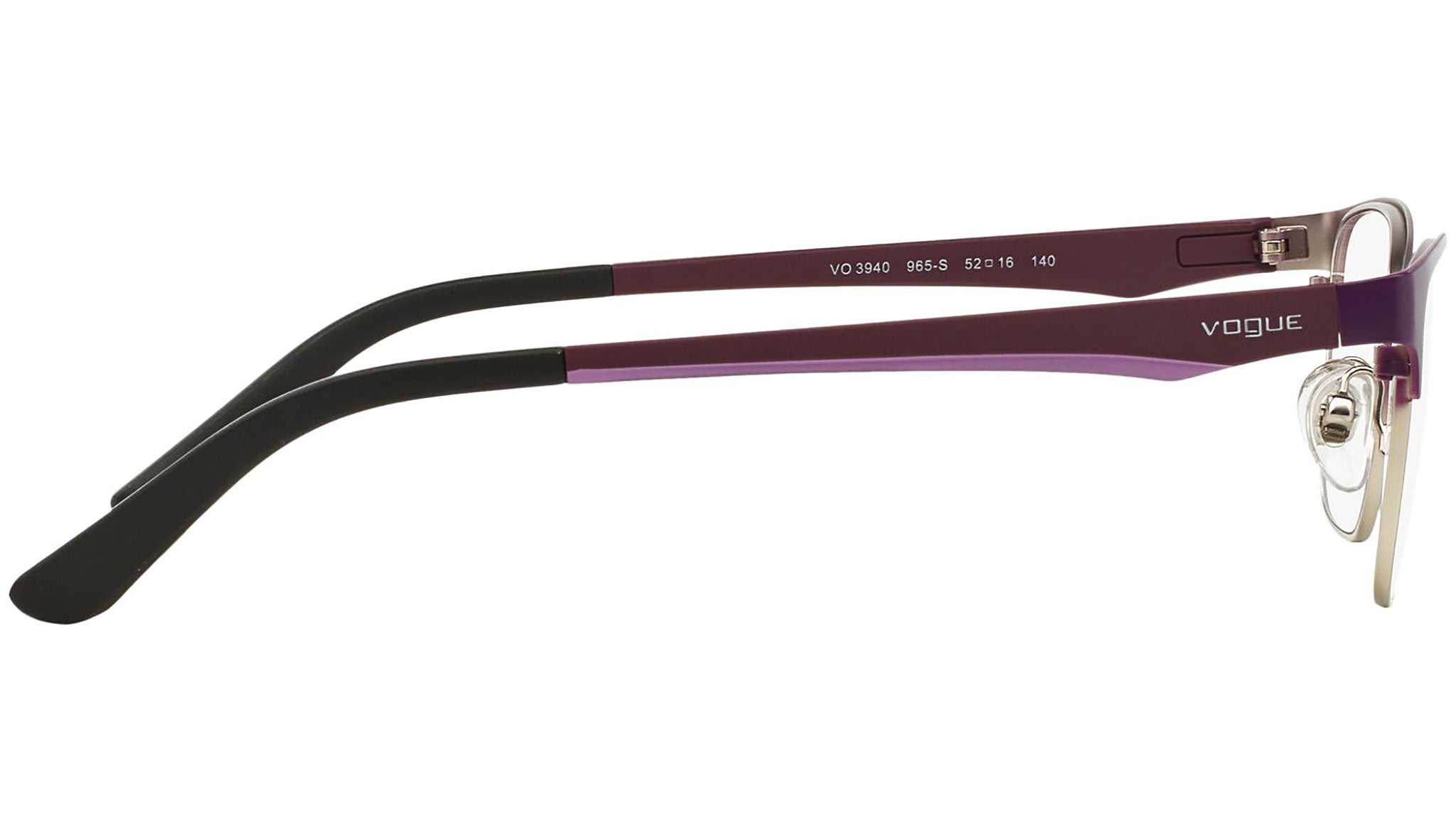 VO3940 965S brushed plum and silver