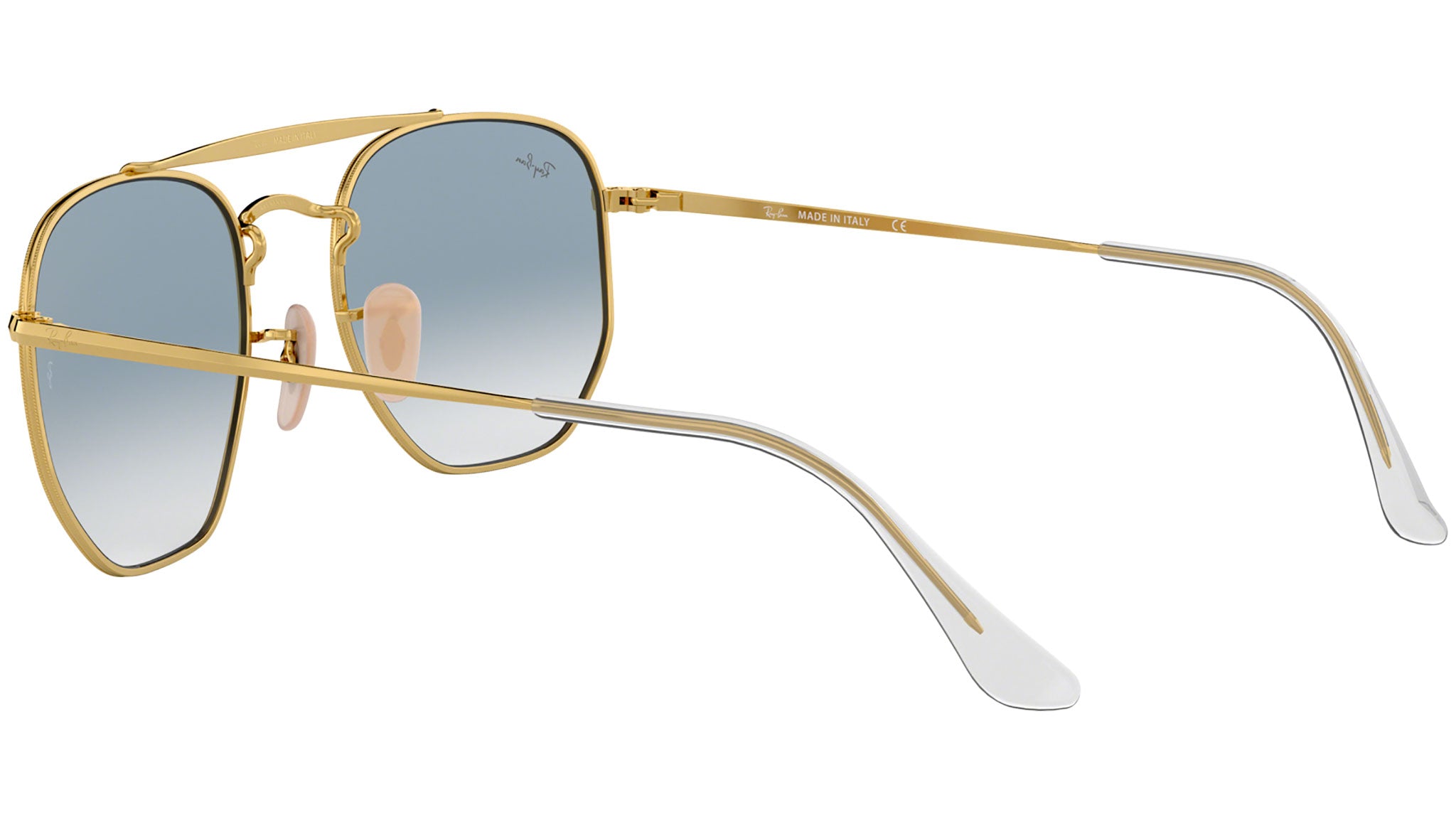 The Marshal RB3648 gold clear gradient blue