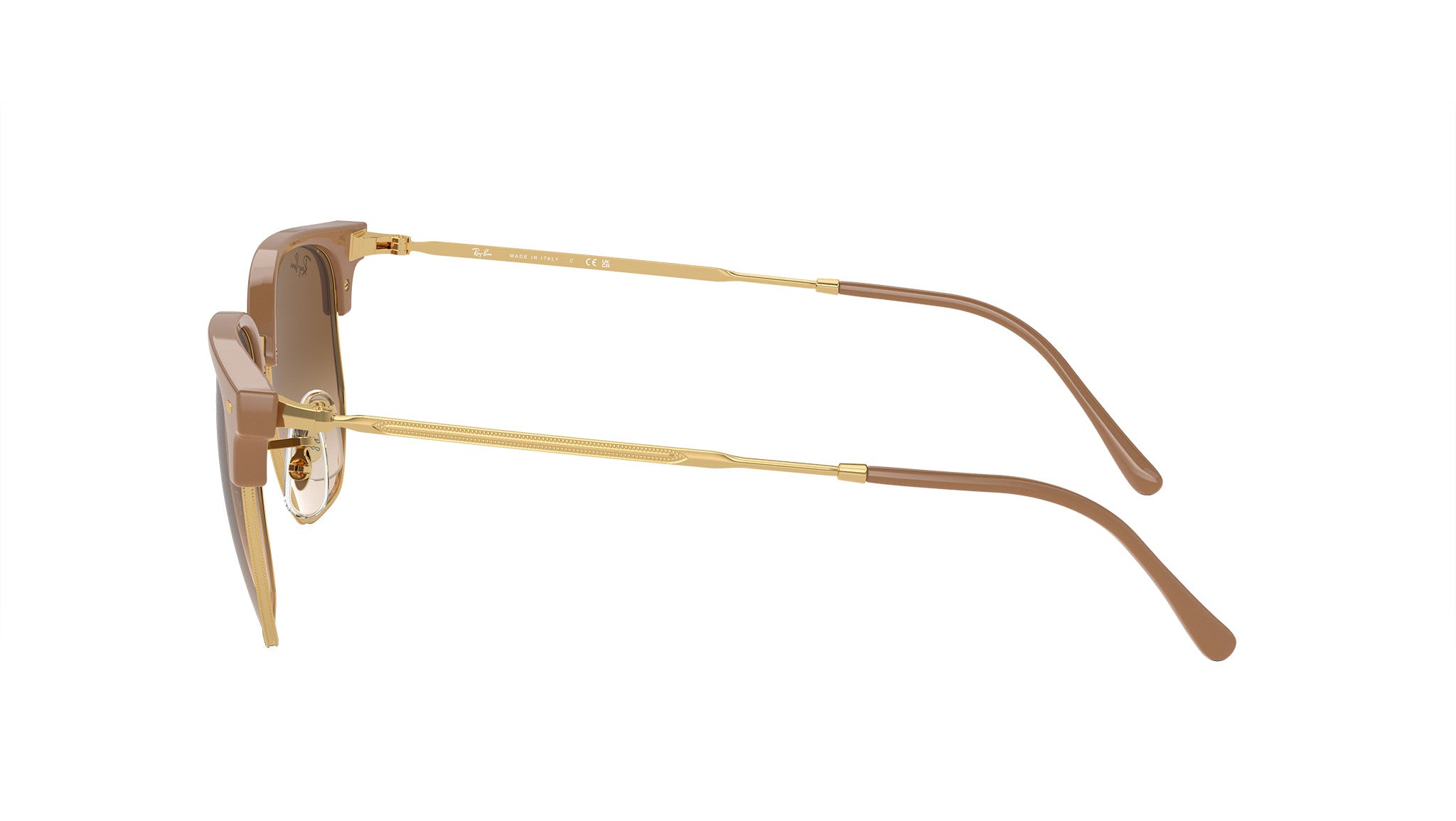 New Clubmaster RB4416 672151 Beige Gold