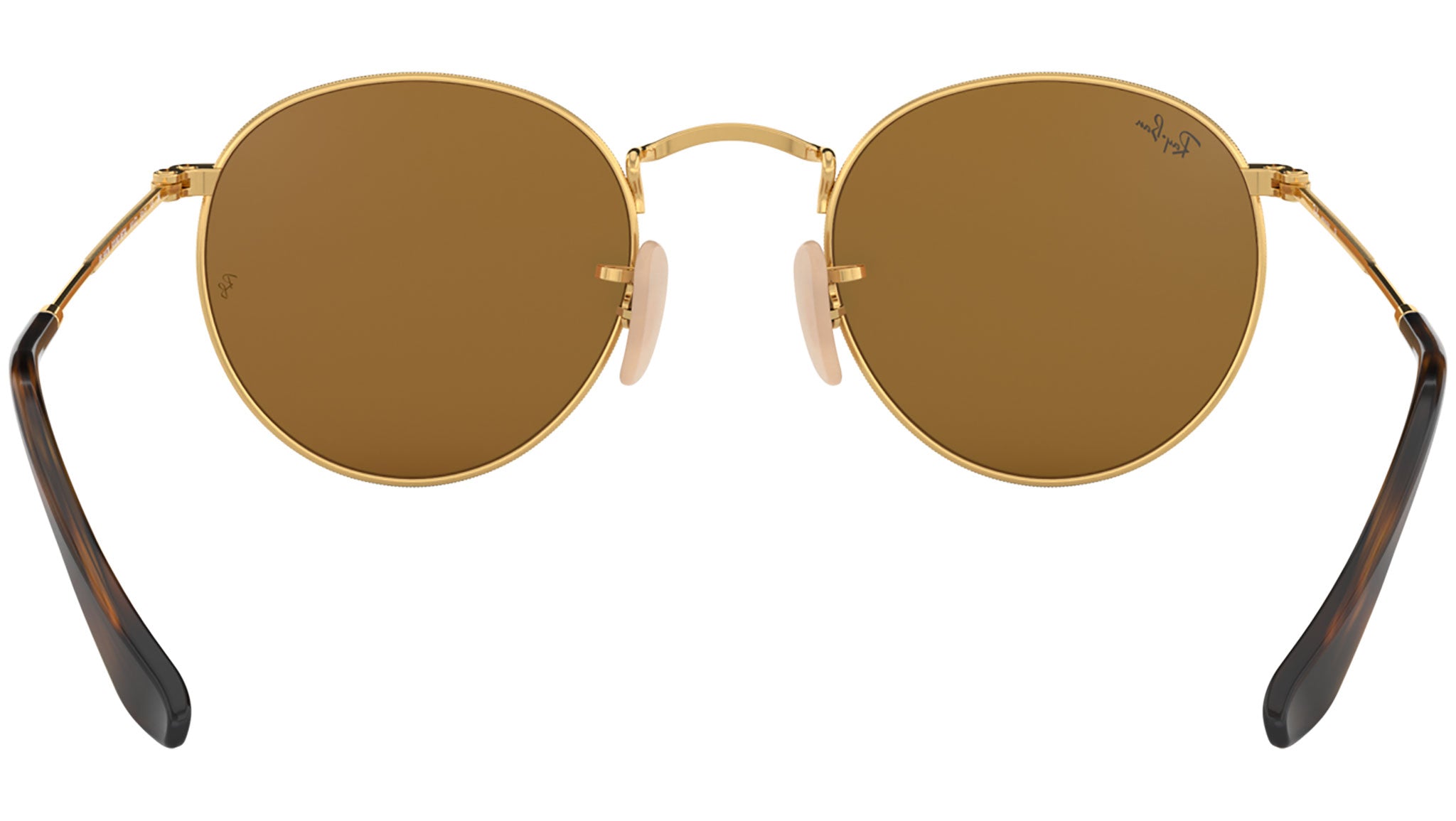 Round Flat Lenses RB3447N gold copper
