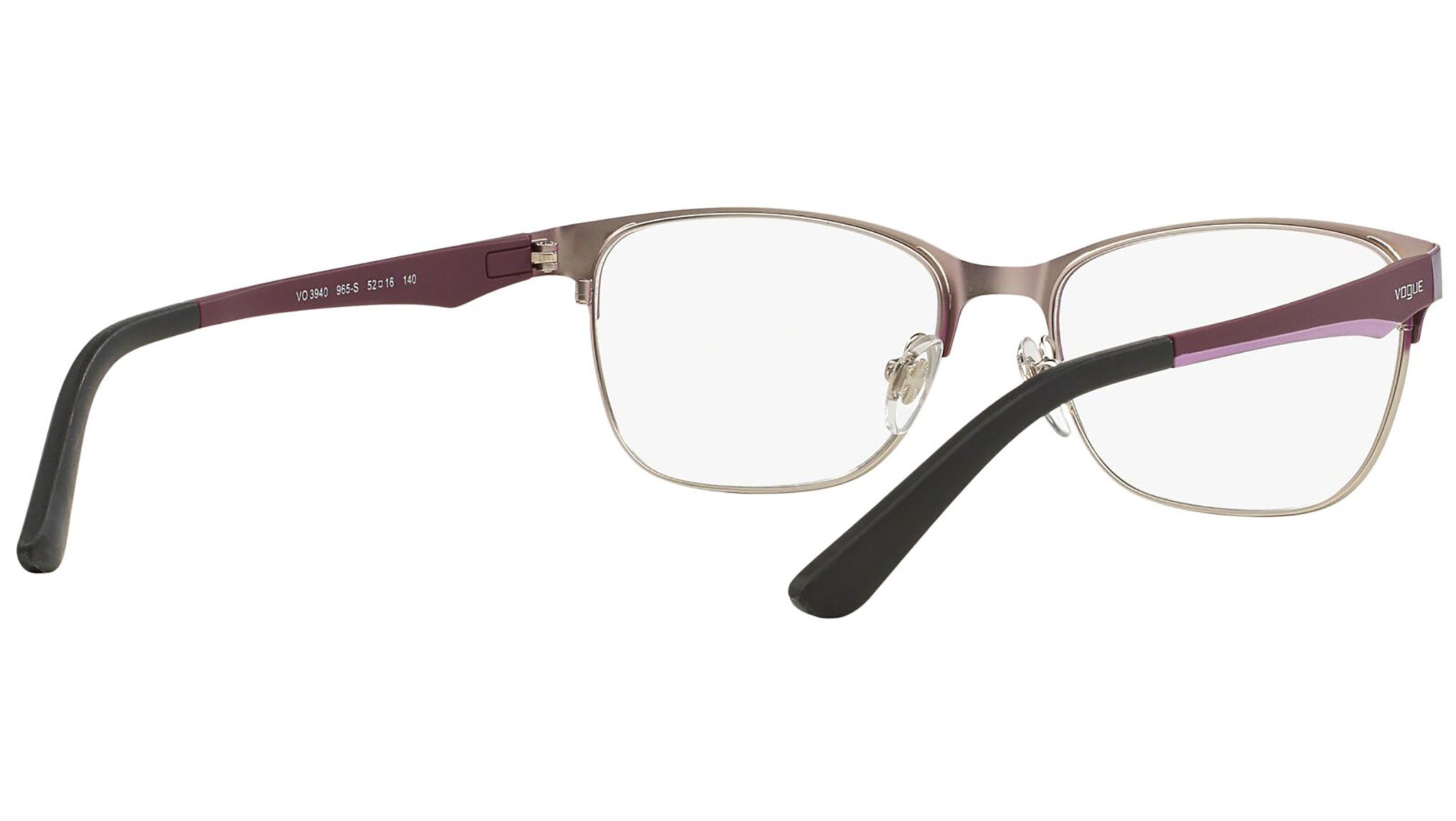 VO3940 965S brushed plum and silver