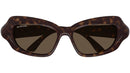 BB0354S 002 Dark Havana Brown