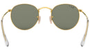 Round Metal RB3447 gold green classic
