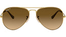 Aviator Gradient RB3025 001/M2 Gold Brown