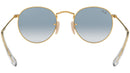 Round Flat Lenses RB3447N gold azure