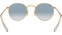 Round Flat Lenses RB3447N gold azure