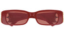 Dynasty Rectangle BB0096S 003 shiny red
