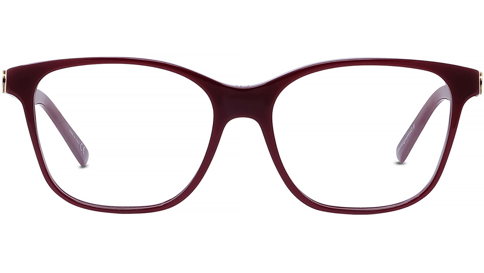 30MontaigneO BI Bordeaux Geometric Eyeglasses