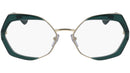 ME2628 315 shiny gold and transparent green