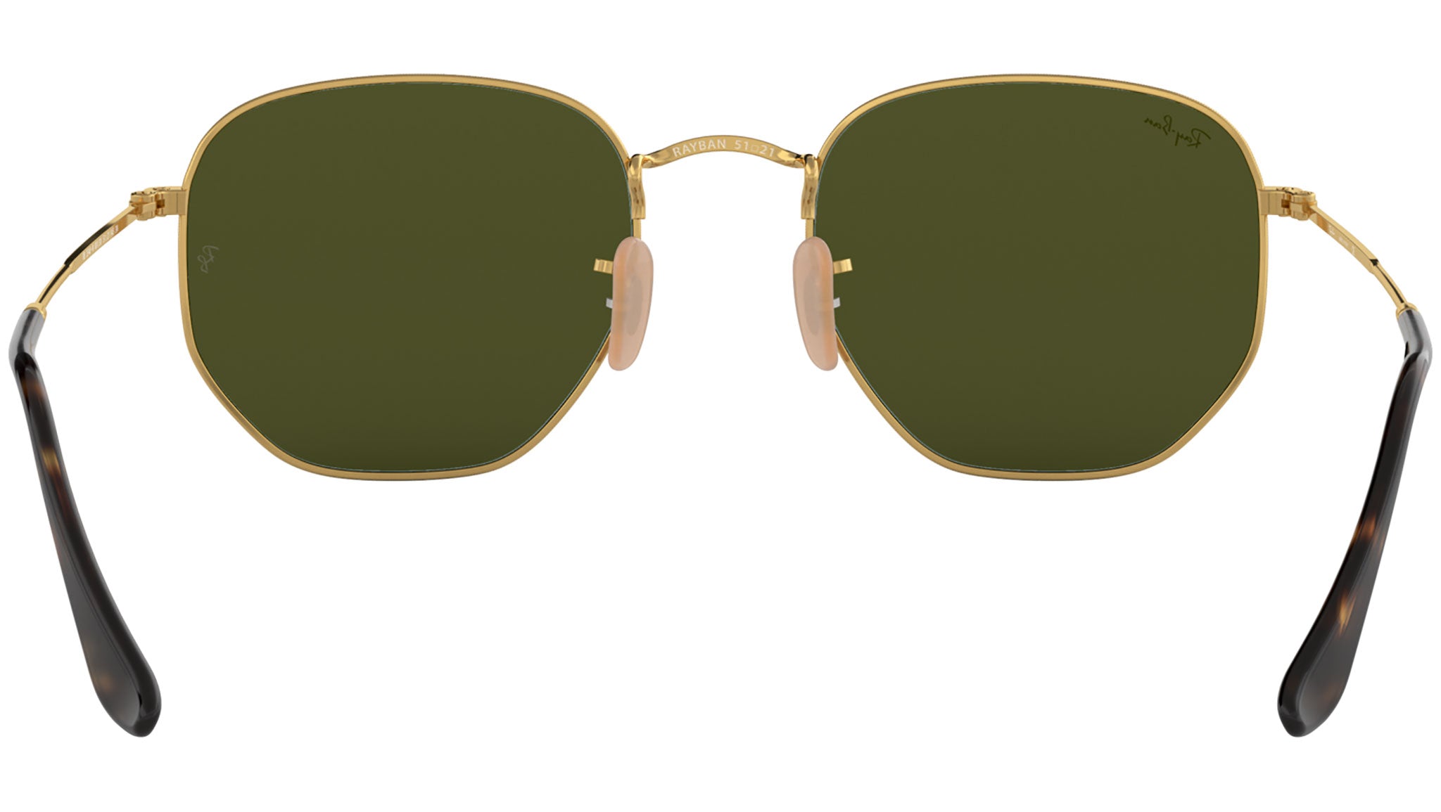 Hexagonal Flat Lenses RB3548N gold grey