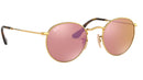 Round Flat Lenses RB3447N gold copper