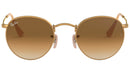 Round Metal RB3447 gold brown gradient