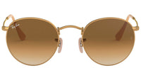 Round Metal RB3447 gold brown gradient