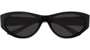 BB0367S 001 Solid Black Grey
