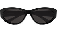 BB0367S 001 Solid Black Grey