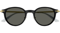 MB0362S 001 Solid Black Grey