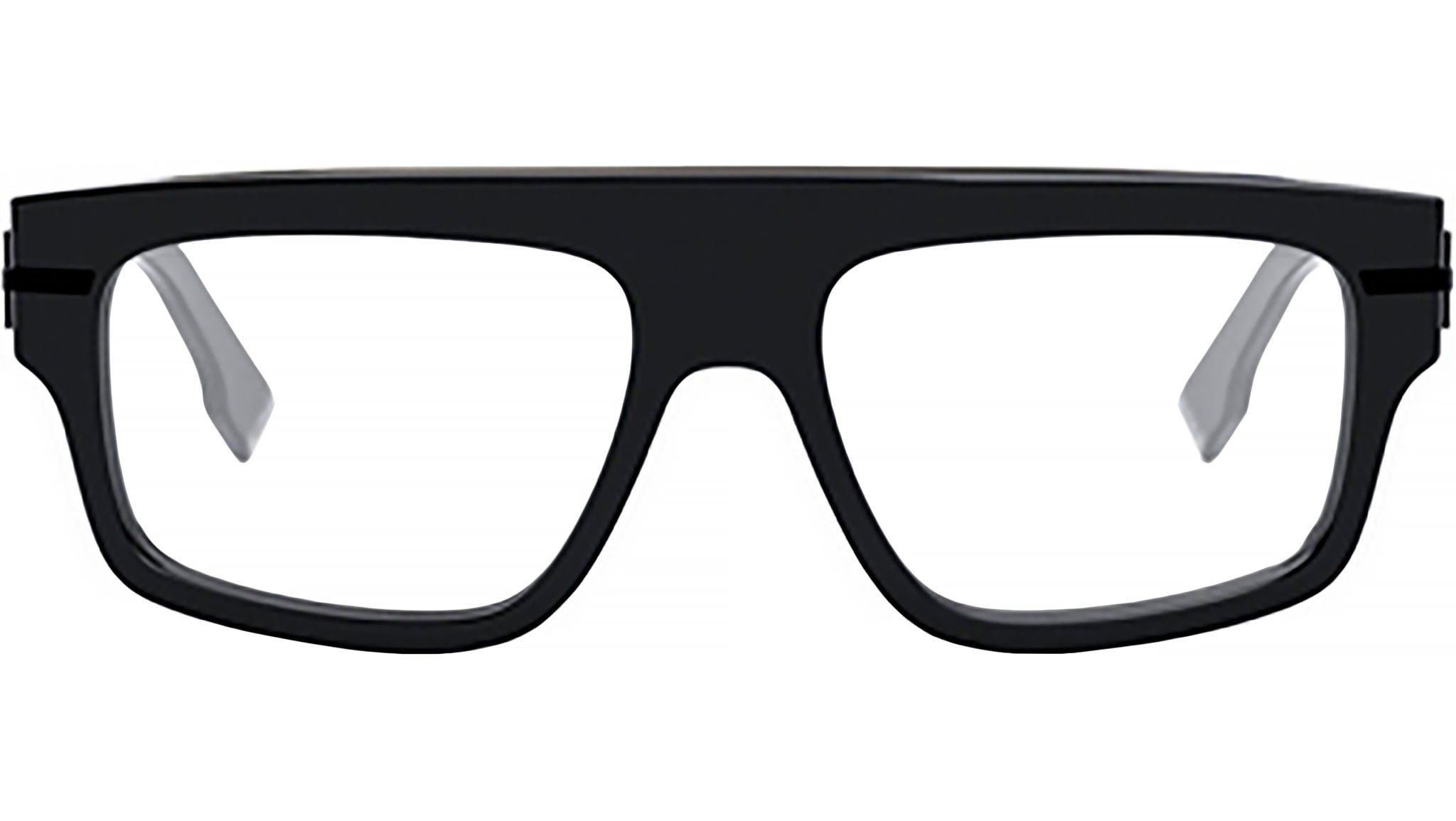 Fendigraphy Black Rectangular Eyeglasses