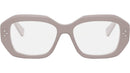 3 Dots Brown Geometric Eyeglasses