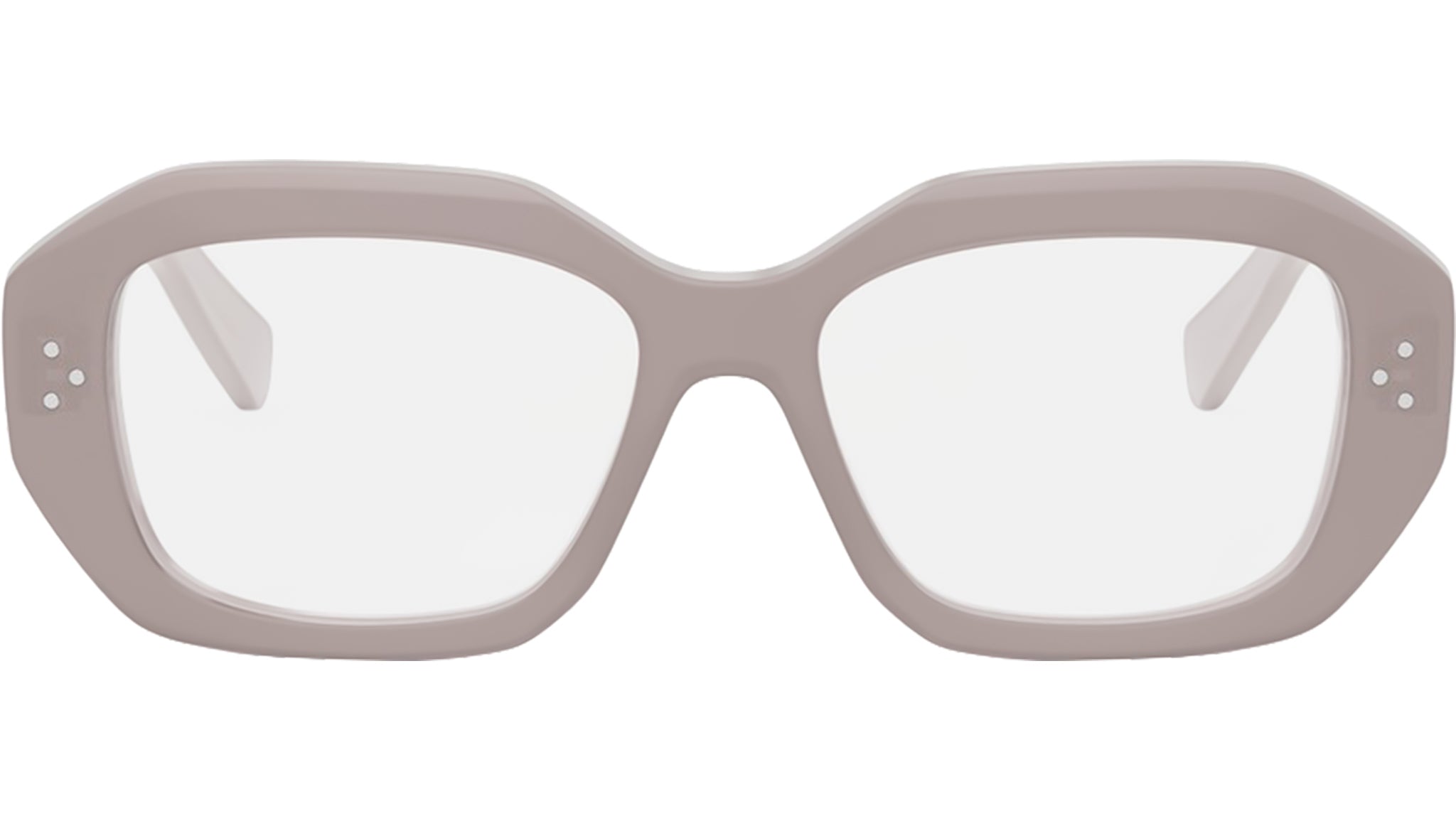 3 Dots Brown Geometric Eyeglasses