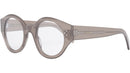 3 Dots HD Brown Round Eyeglasses