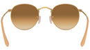 Round Metal RB3447 gold brown gradient