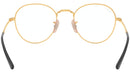 Round Metal Optics II RB3582V gold on top black