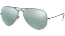 Aviator Flash Lenses RB3025 029/30 Matte Gunmetal Silver