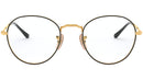 Round Metal Optics II RB3582V gold on top black