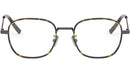 DiorBlackSuitO S22F Black Square Eyeglasses