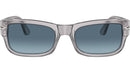 PO3326S 309/Q8 Transparent Grey