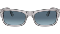 PO3326S 309/Q8 Transparent Grey