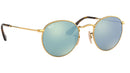 Round Flat Lenses RB3447N gold