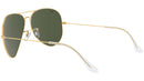 Aviator Large Metal II RB3026 L2846 Gold Green