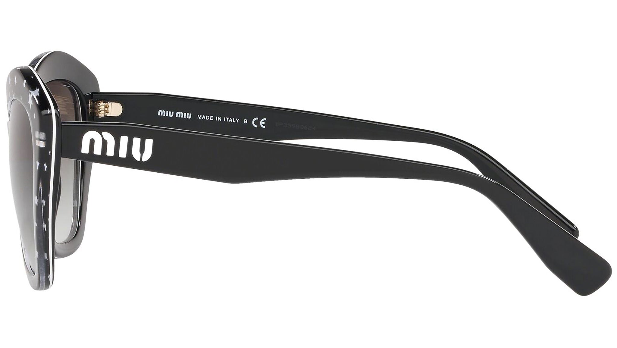 MU 05US 1380A7 black / white stars