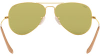 Aviator Washed Evolve RB3025 90644C Gold Green