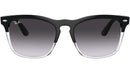 Steve RB4487 66308G black on transparent