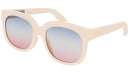 GG0361S shiny ivory and triple blue/ivory/red