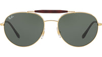RB3540 Double Bridge 001 Gold Green
