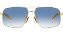 DB 7102/S 06S 08 Striped Beige Gold