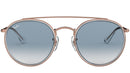 Round Double Bridge RB3647N transparent bronze copper
