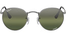 Round Metal RB3447 004/G4 Gunmetal