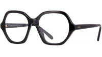 Slim Tortoise Geometric Eyeglasses