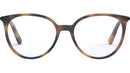 Mini CD O B1I Havana Round Eyeglasses