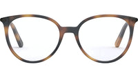 Mini CD O B1I Havana Round Eyeglasses