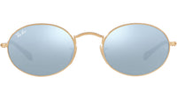Oval Flat Lenses RB3547N 001/30 Gold Blue
