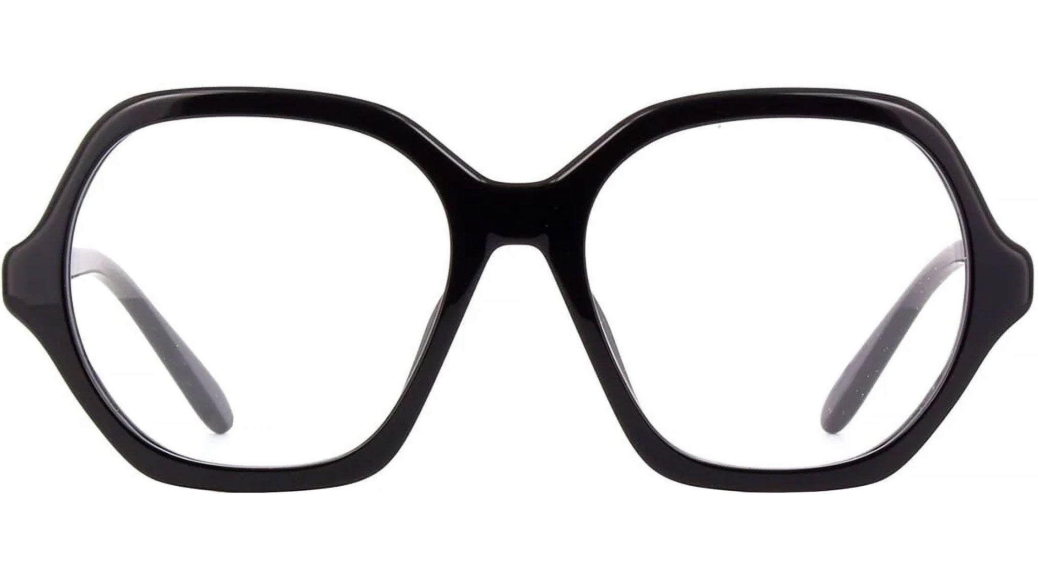 Slim Tortoise Geometric Eyeglasses