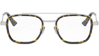 NeoDiorO S6F Shiny Silver Geometric Eyeglasses