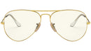 Aviator Clear Evolve RB3025 001/5F Gold Grey Photochromic