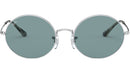 Oval RB1970 silver azure blue